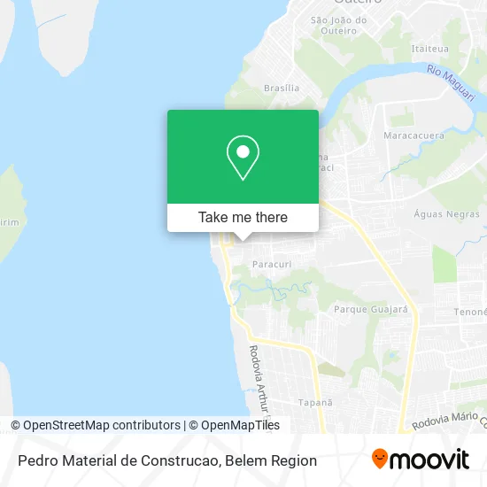 Pedro Material de Construcao map