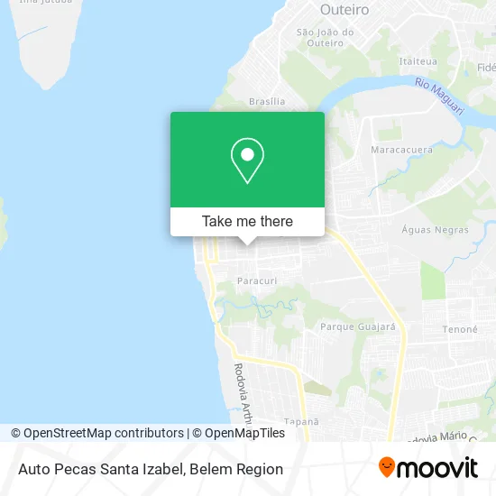 Auto Pecas Santa Izabel map