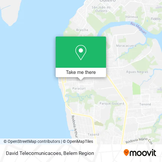 David Telecomunicacoes map