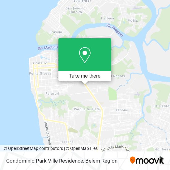 Condominio Park Ville Residence map