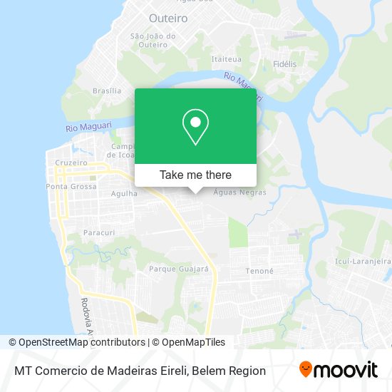 MT Comercio de Madeiras Eireli map