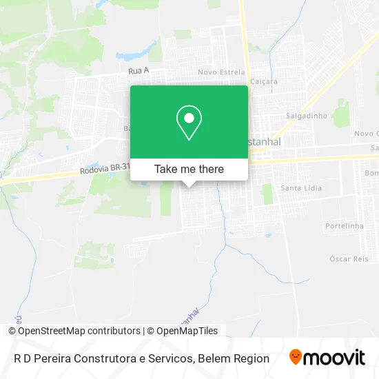 R D Pereira Construtora e Servicos map