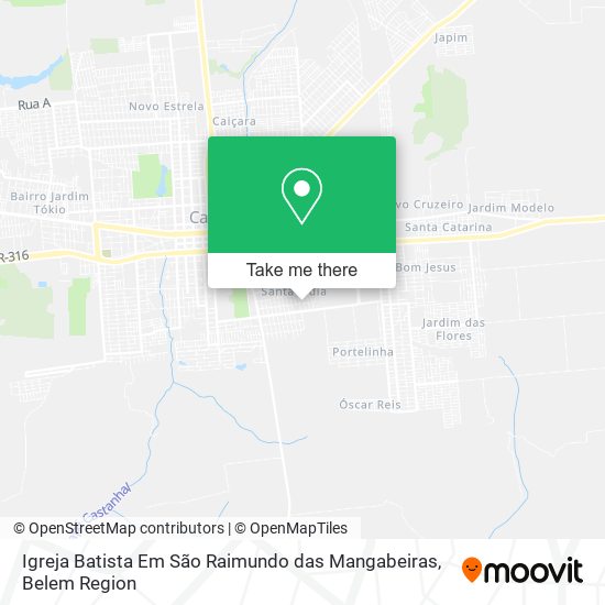 Igreja Batista Em São Raimundo das Mangabeiras map