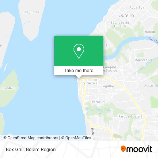 Box Grill map
