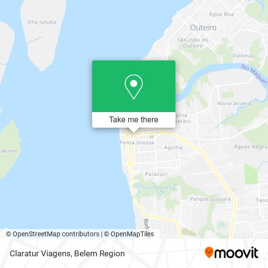 Claratur Viagens map