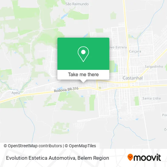 Evolution Estetica Automotiva map