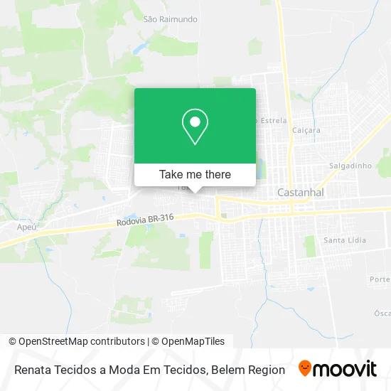 Renata Tecidos a Moda Em Tecidos map