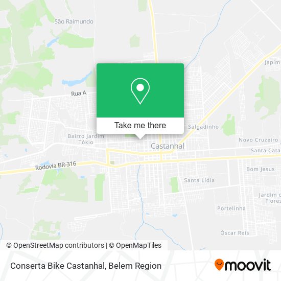 Conserta Bike Castanhal map