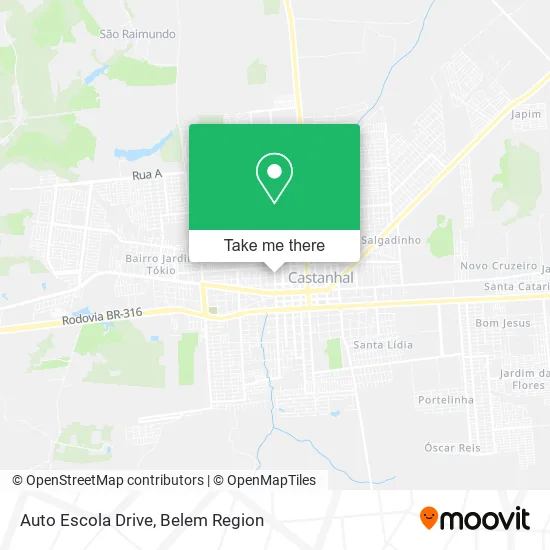 Auto Escola Drive map