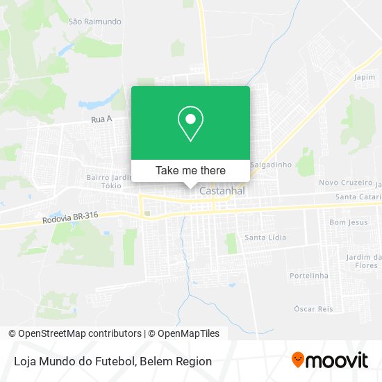 Loja Mundo do Futebol map