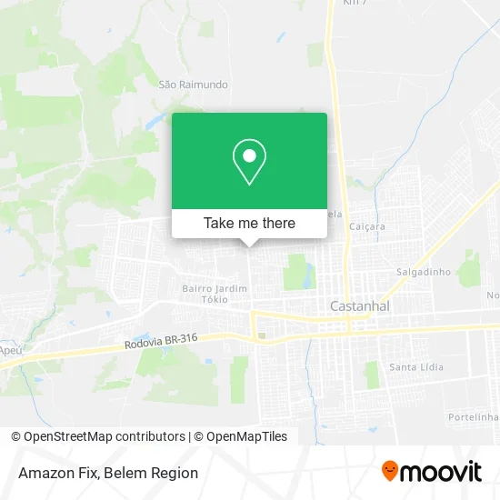 Amazon Fix map
