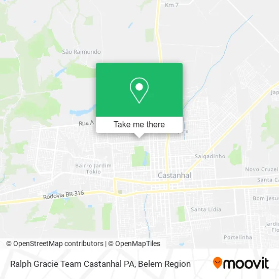 Ralph Gracie Team Castanhal PA map