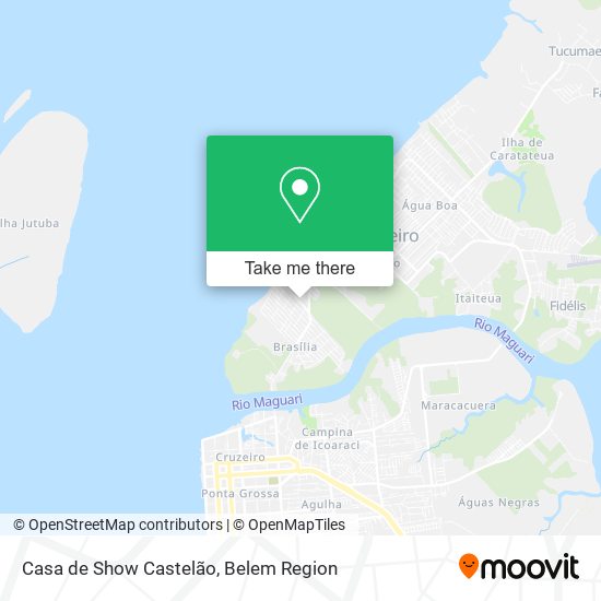 Casa de Show Castelão map