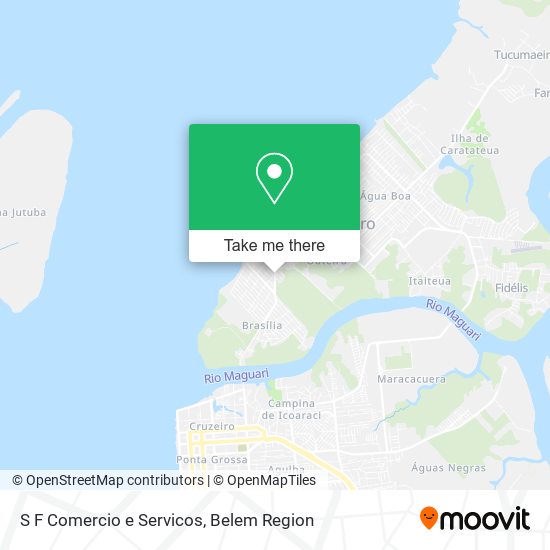 S F Comercio e Servicos map