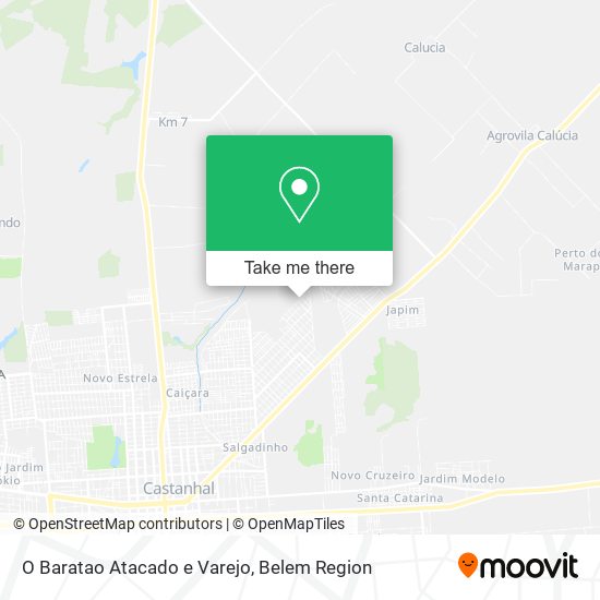 O Baratao Atacado e Varejo map