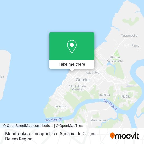 Mandrackes Transportes e Agencia de Cargas map