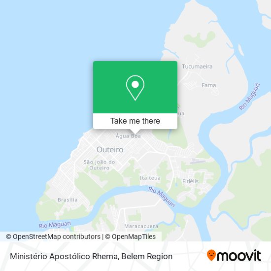 Mapa Ministério Apostólico Rhema