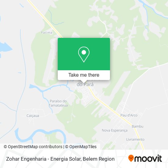 Zohar Engenharia - Energia Solar map