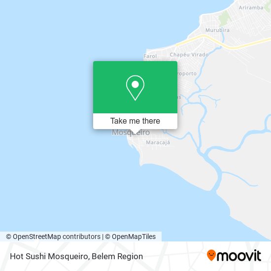 Hot Sushi Mosqueiro map