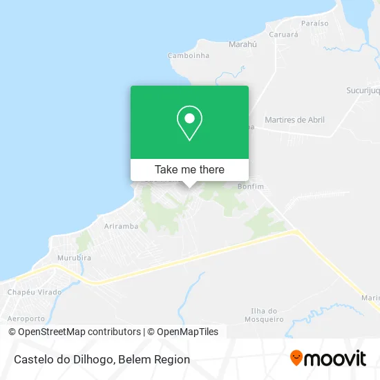 Castelo do Dilhogo map