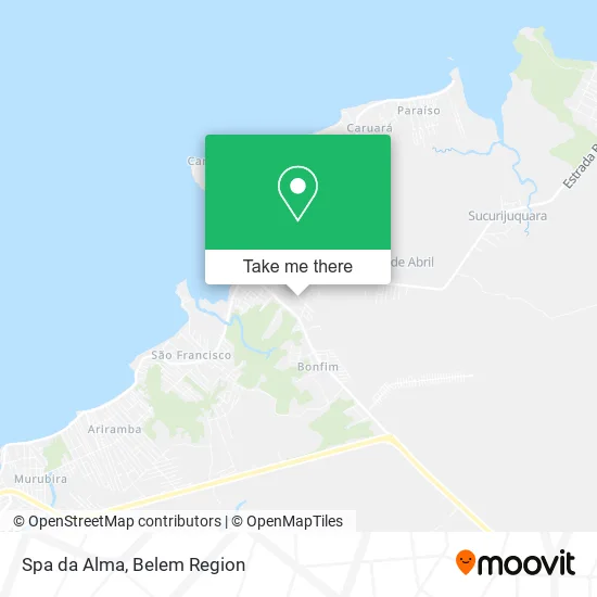 Spa da Alma map