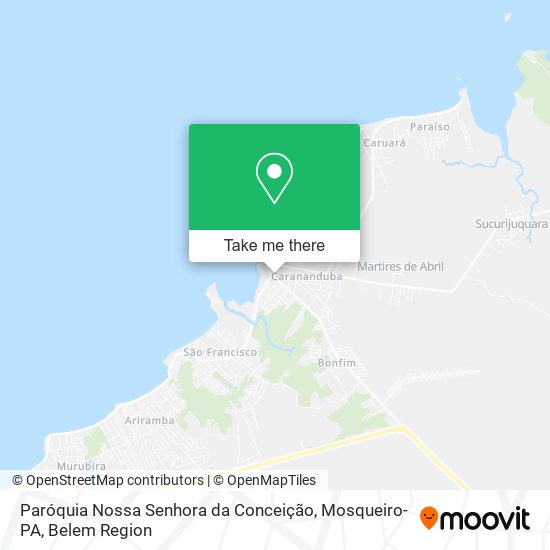 Paróquia Nossa Senhora da Conceição, Mosqueiro-PA map