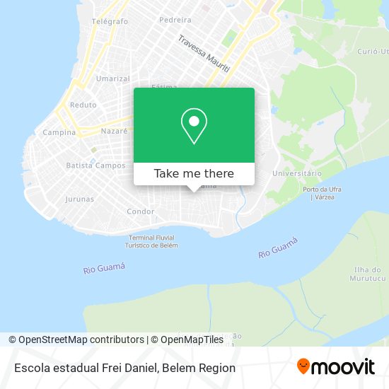 Escola estadual Frei Daniel map