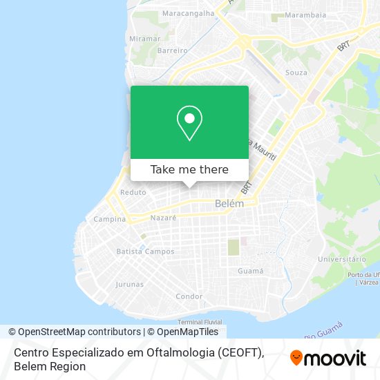 Centro Especializado em Oftalmologia (CEOFT) map