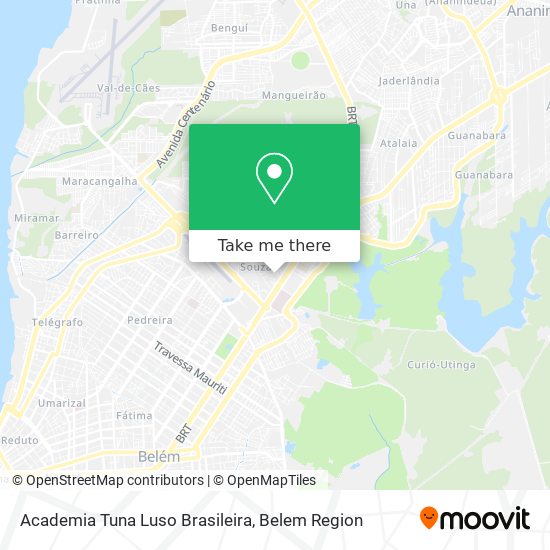 Academia Tuna Luso Brasileira map