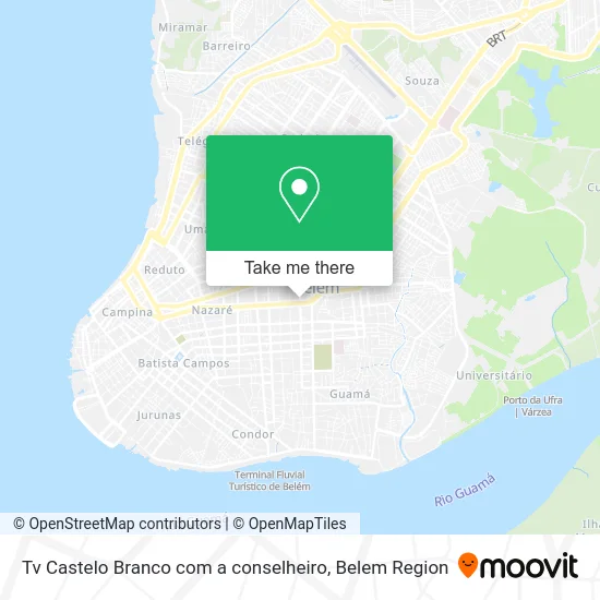Tv Castelo Branco com a conselheiro map