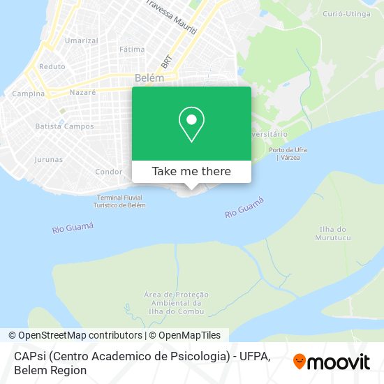 CAPsi (Centro Academico de Psicologia) - UFPA map