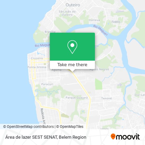 Área de lazer SEST SENAT map