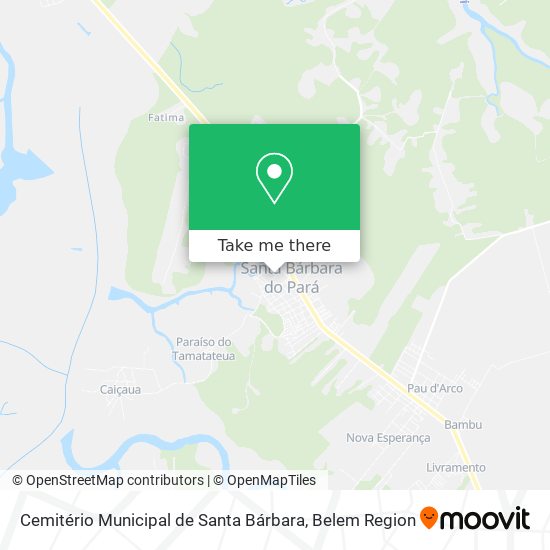 Cemitério Municipal de Santa Bárbara map