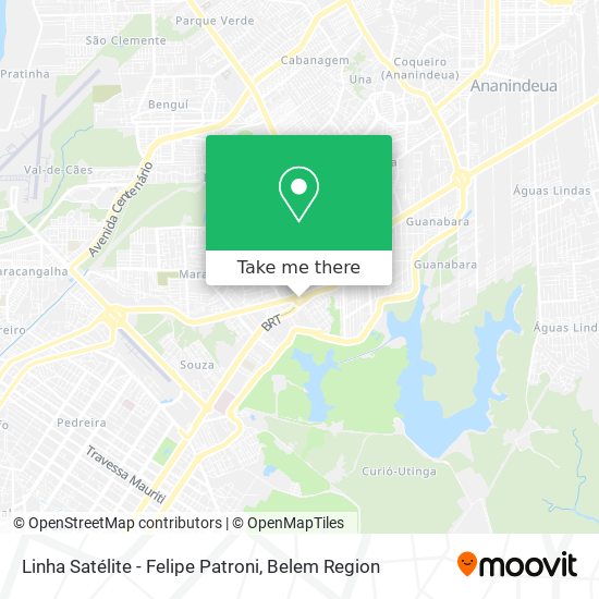 Linha Satélite - Felipe Patroni map