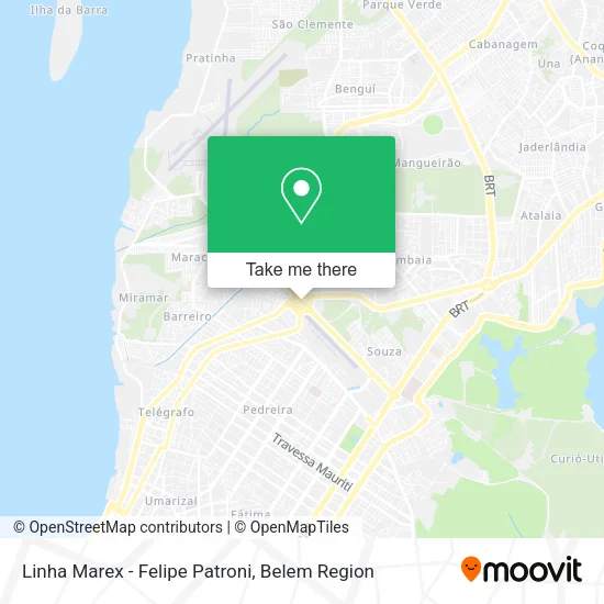 Linha Marex - Felipe Patroni map