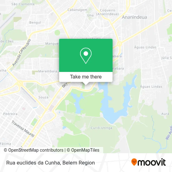 Rua euclides da Cunha map