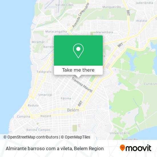 Almirante barroso com a vileta map