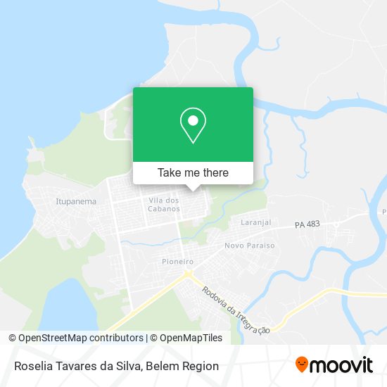 Roselia Tavares da Silva map