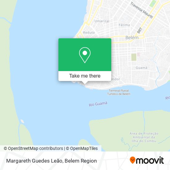 Margareth Guedes Leão map