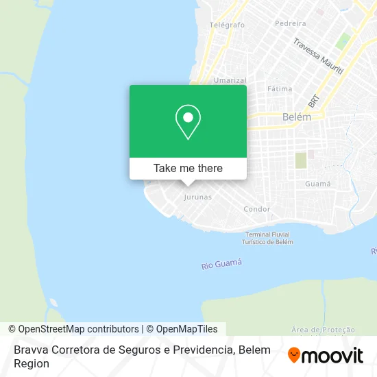Bravva Corretora de Seguros e Previdencia map