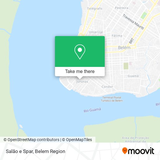 Salão e Spar map