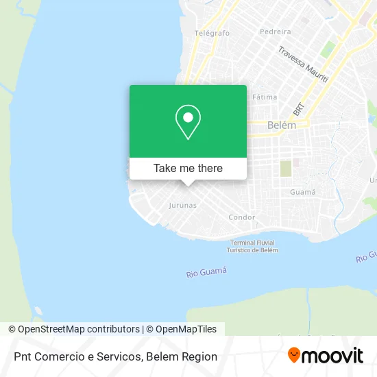Pnt Comercio e Servicos map
