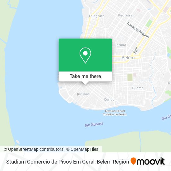 Stadium Comércio de Pisos Em Geral map