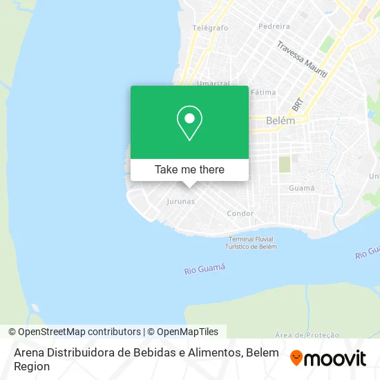 Arena Distribuidora de Bebidas e Alimentos map