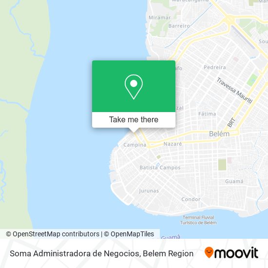 Soma Administradora de Negocios map