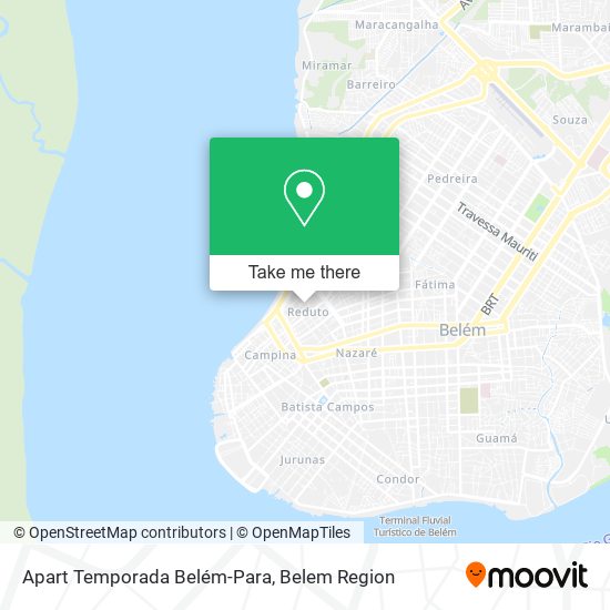 Apart Temporada Belém-Para map