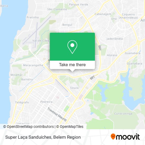 Super Laça Sanduíches map