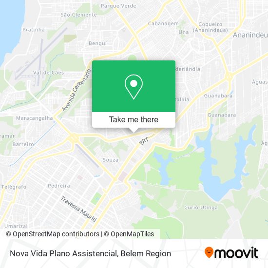 Nova Vida Plano Assistencial map