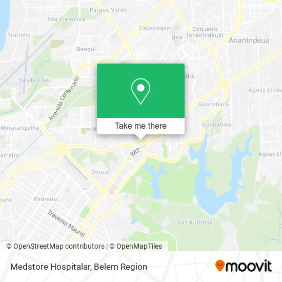 Medstore Hospitalar map