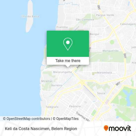 Keli da Costa Nascimen map